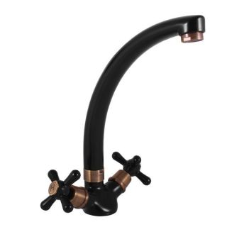 Смеситель для кухни Rav Slezak Morava Retro MK120.5/3CMATSM черный